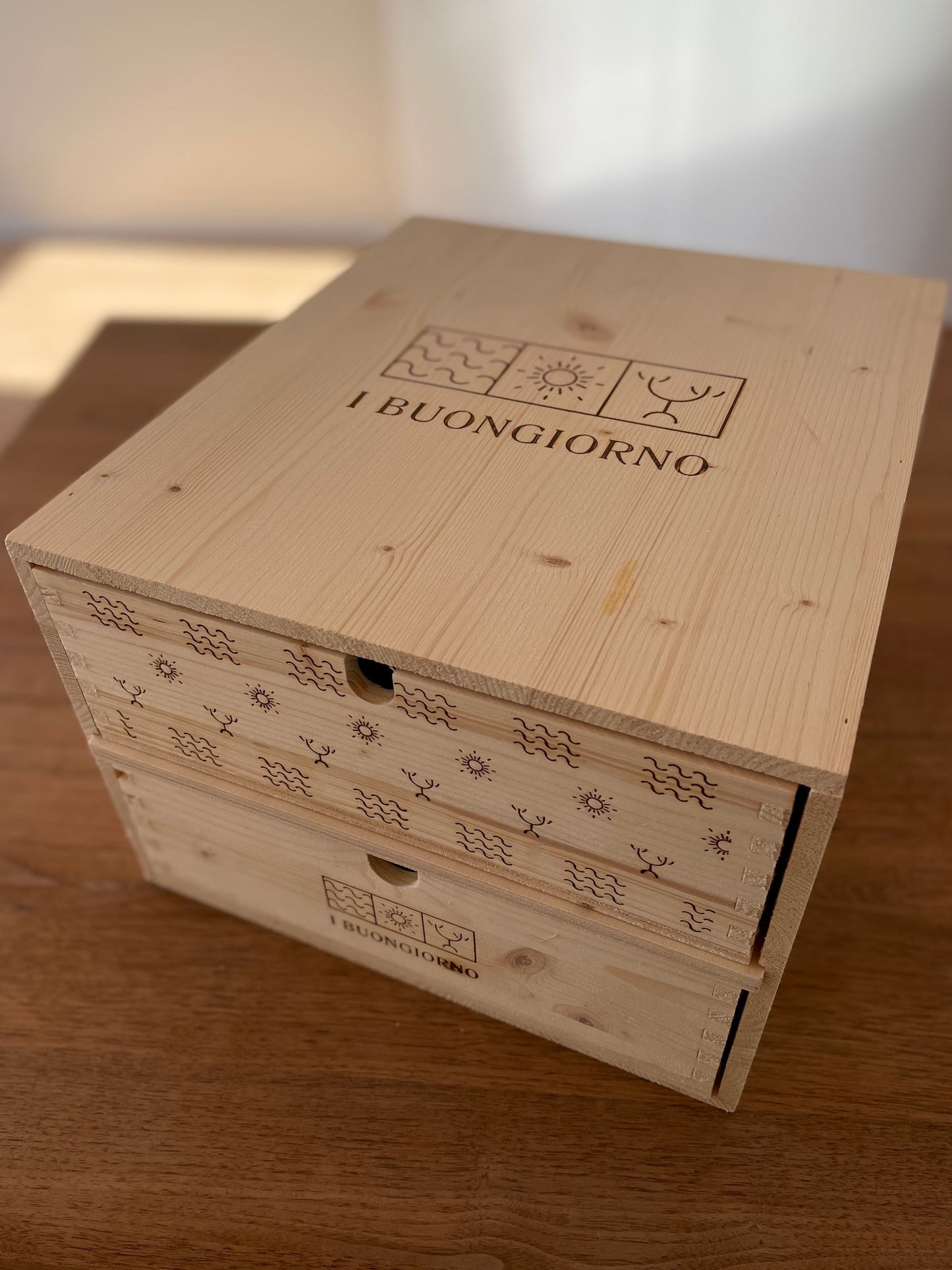 【限定版】木箱付き イ・ボンジョールノ フィアーノ6本セット 日本全国送料無料!