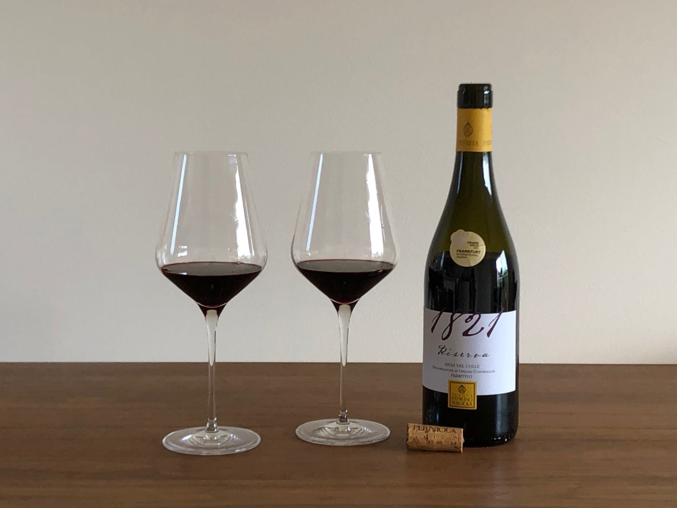 1821 Riserva（1821 リゼルヴァ）　プリミティーヴォ100％　赤ワイン