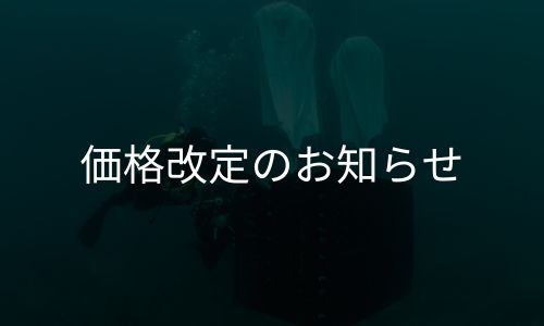 価格改定のお知らせ（1月1日より）