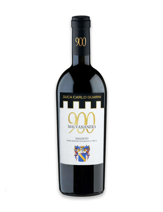 900 Malvasianera（900 マルヴァジーア・ネーラ）　マルヴァジーア・ネーラ100％　赤ワイン