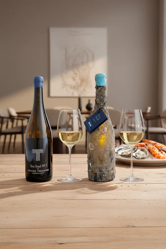 バスク海底熟成ワイン　海底熟成・地上熟成飲み比べセット　DUET Sea Soul No.7　グルナッシュ・ブラン100％　白ワイン